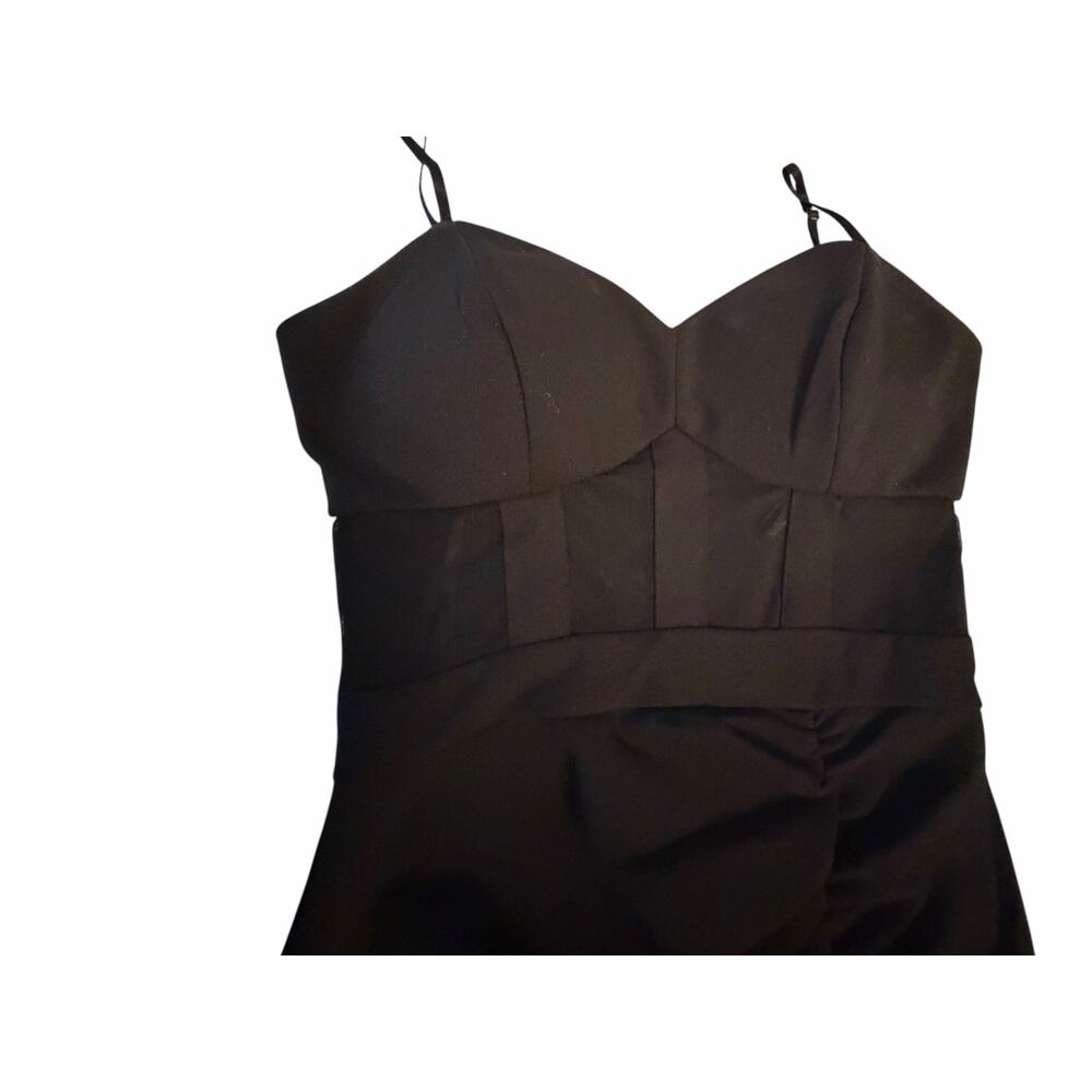 Windsor Black Illusion Gown - Size S - Picture 10 of 16